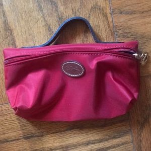 NWOT Longchamp Nylon cosmetic case